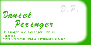 daniel peringer business card
